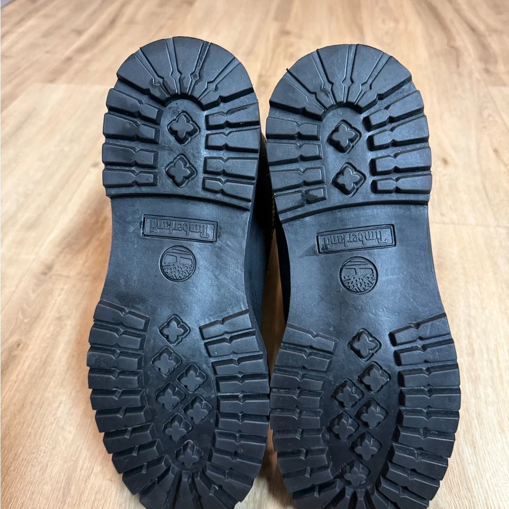 Timberland Planet Brooklyn PRO CUSTOM MADE Black and Plated Gold Chain Boots - Picture 9 of 16